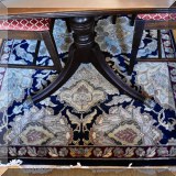 D55. Small handknotted rug. 4' x 6' 